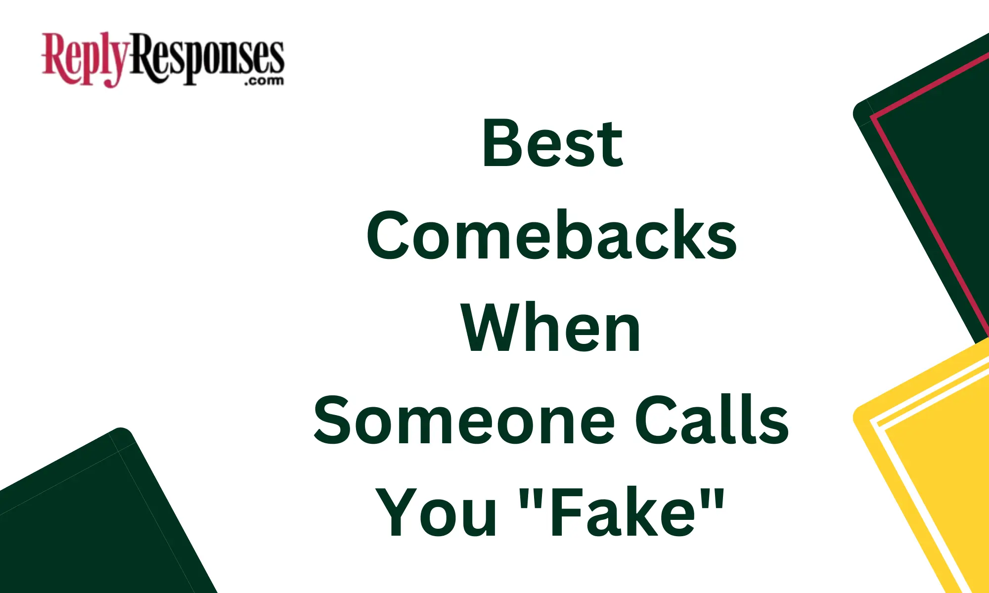 Best Comebacks When Someone Calls You "Fake"