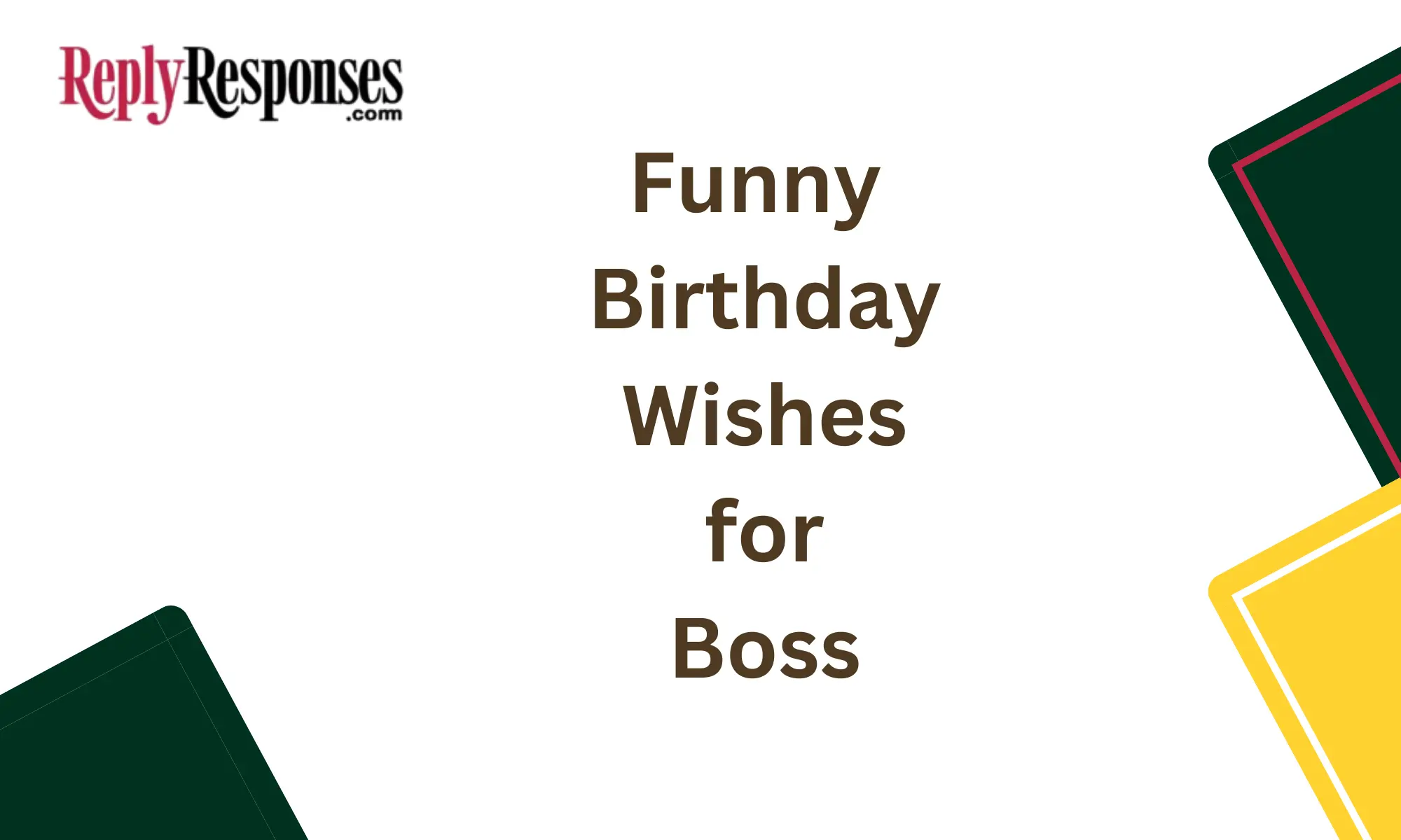 Funny Birthday Wishes for Boss