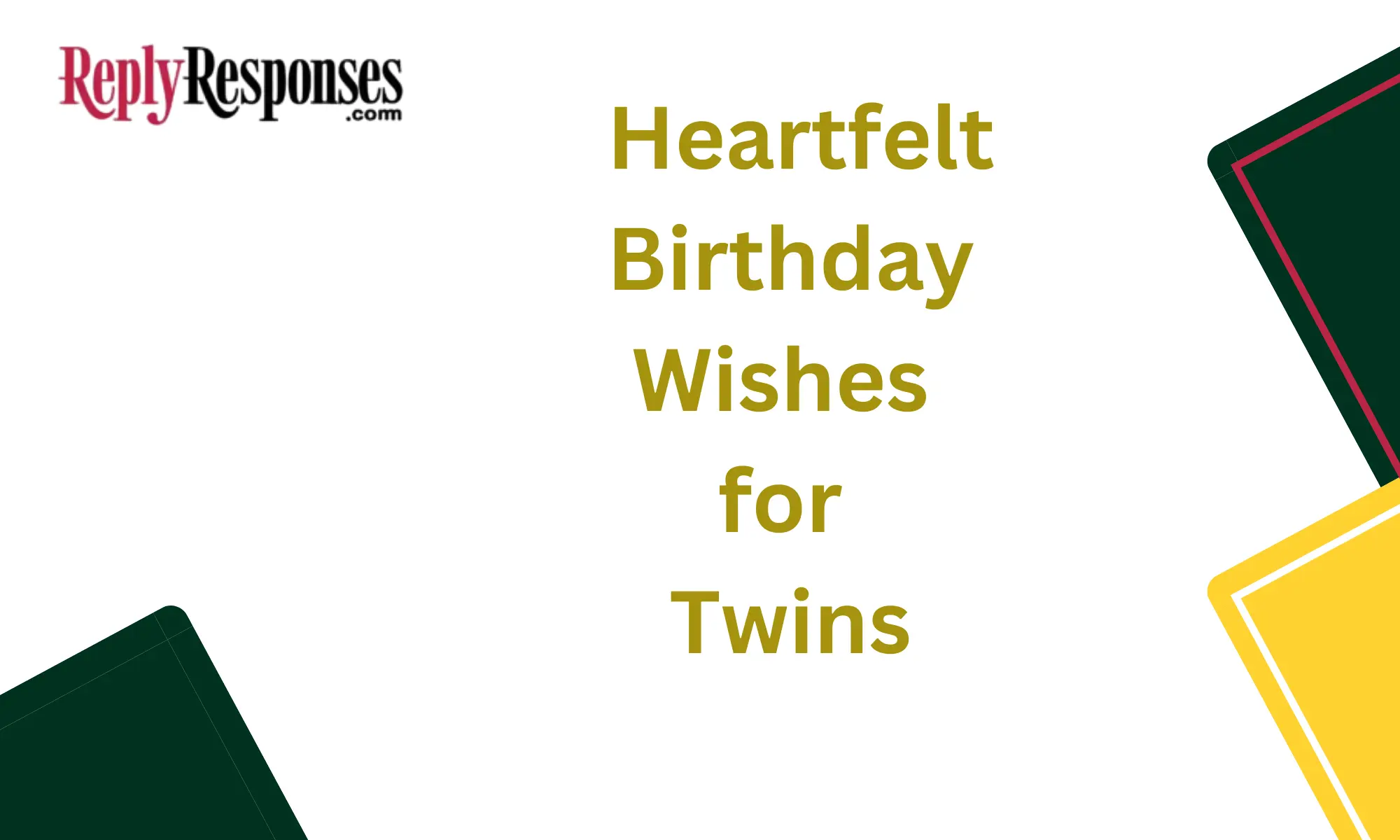 Heartfelt Birthday Wishes for Twins