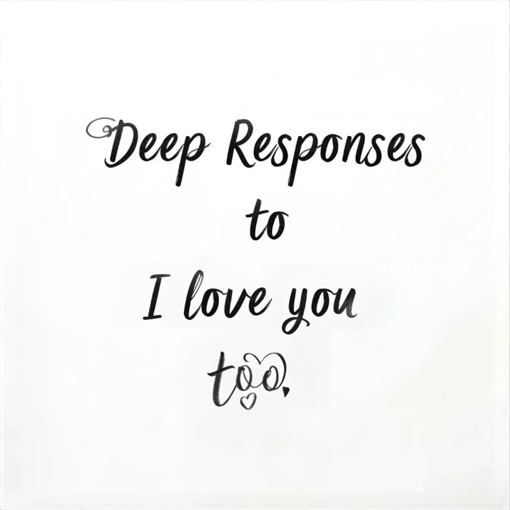 Deep Responses to I Love You Too