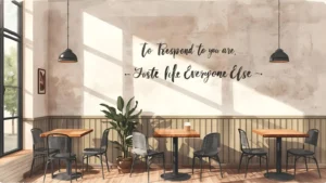 How to Respond to You Are Just Like Everyone Else