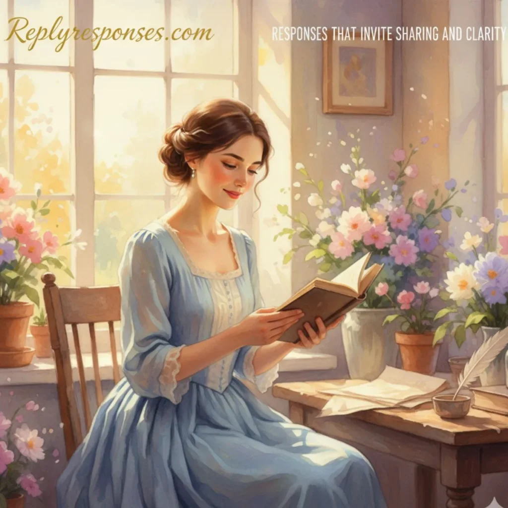 Responses that invite sharing and clarity