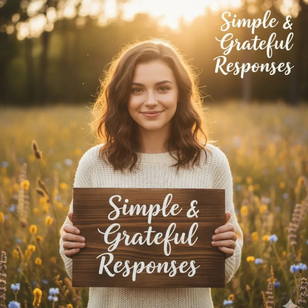 Simple & Grateful Responses