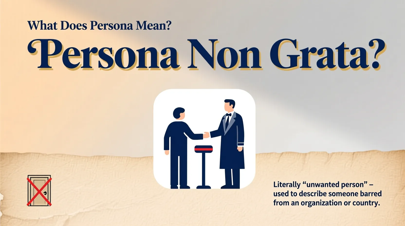 What Does Persona Non Grata Mean