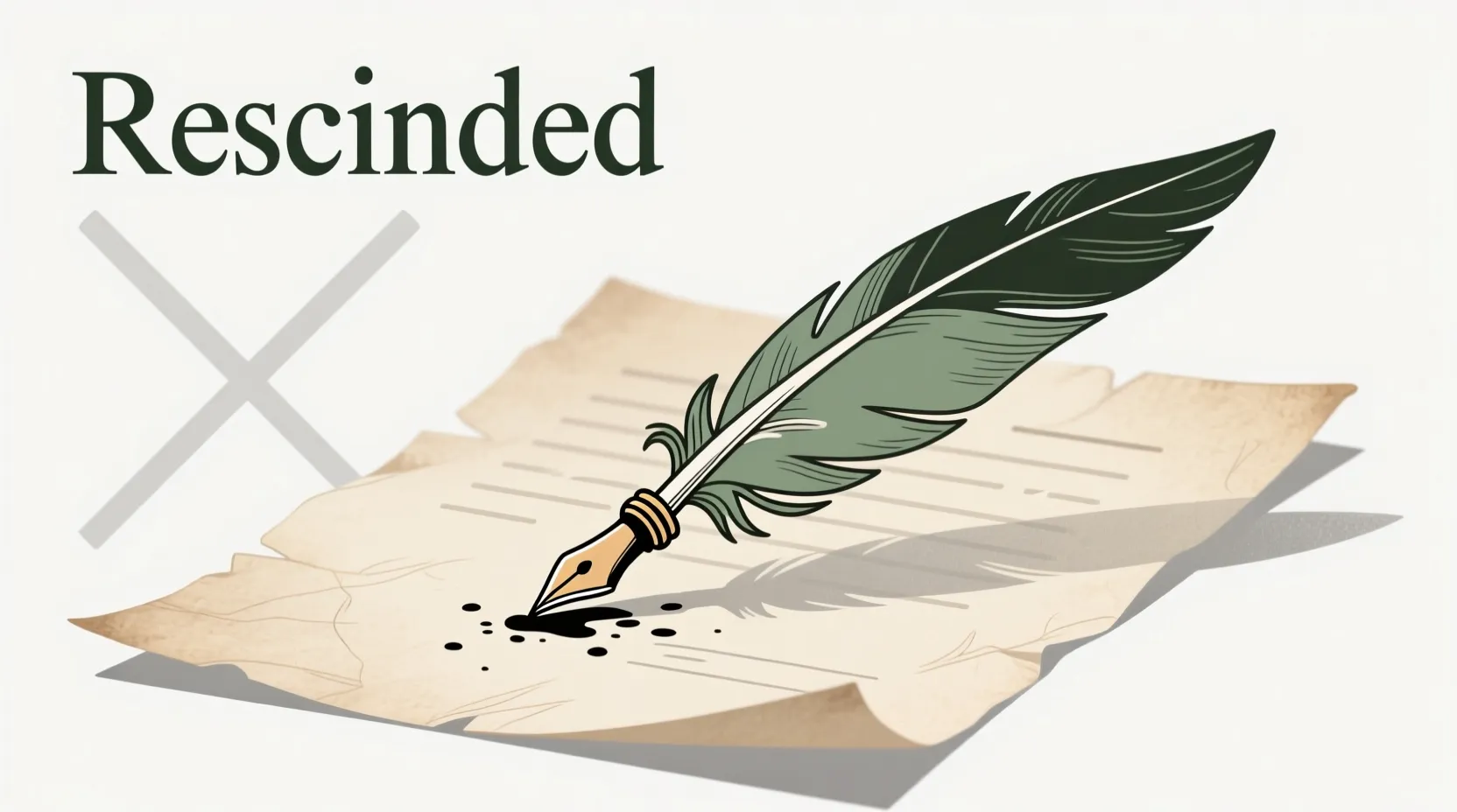 What Does Rescinded Mean