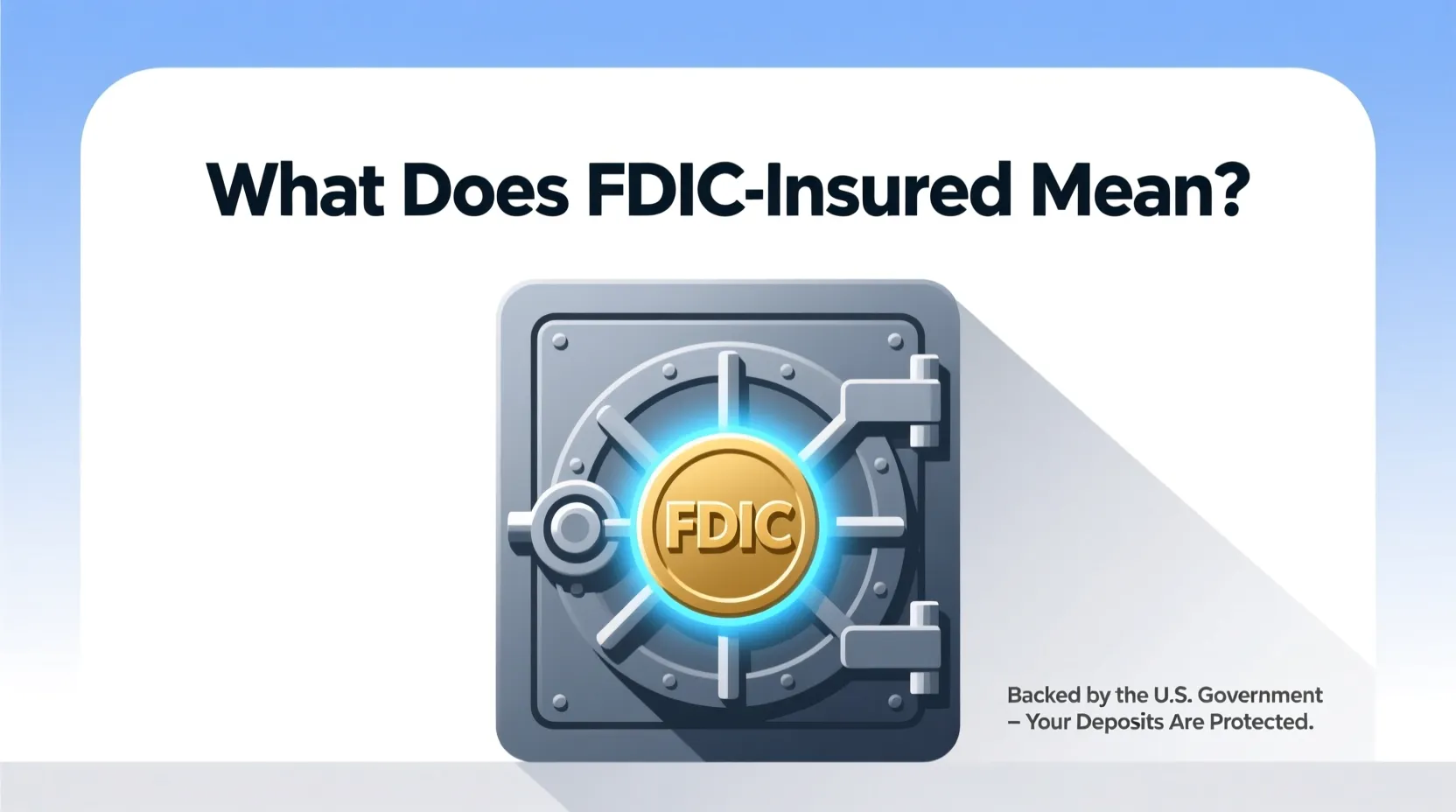 What Does FDIC Insured Mean