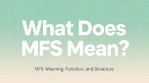 What Does MFS Mean