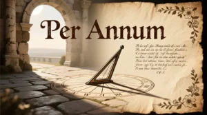 What Does Per Annum Mean