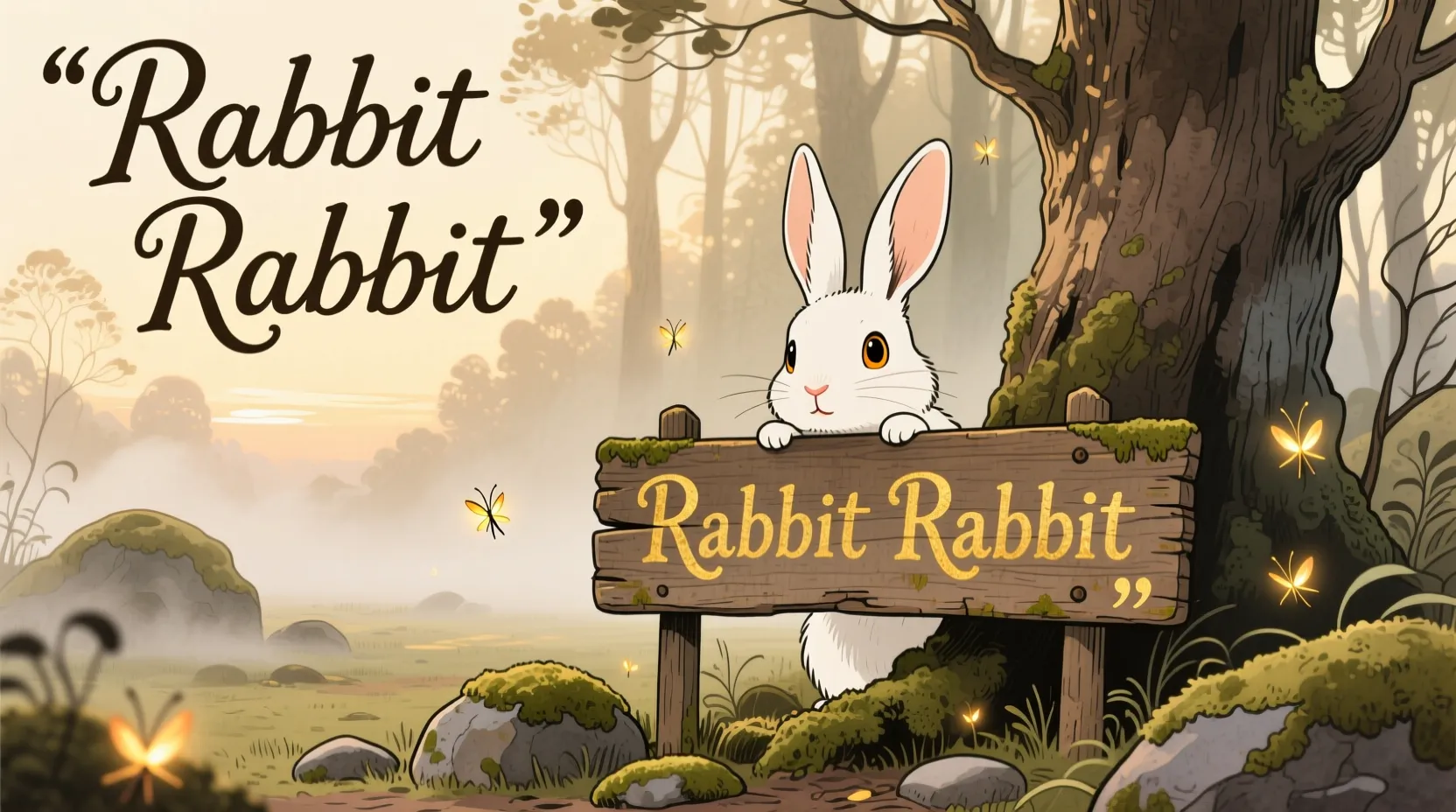 What Does Rabbit Rabbit Mean