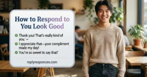 How to Respond to You Look Good